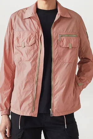 Belstaff Lander Overshirt Rust Pink Rust Pink