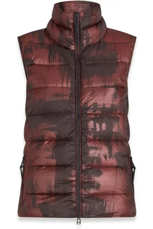 Belstaff Abstract Laurel Gilet Lava Red