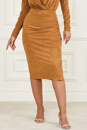 Guess GUESS Hudson Pencil Skirt Blonde Ambition Mult