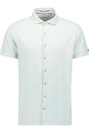 No Excess Shirt Short Sleeve Jersey Stretch Melange Mint