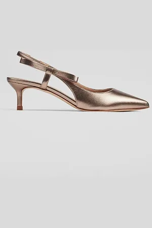 LK Bennett Barette Side Pump Bronze