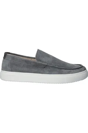 Blackstone Giulio - Xg98 Grey Pinstripe - Slip-ons Grey Pinstripe