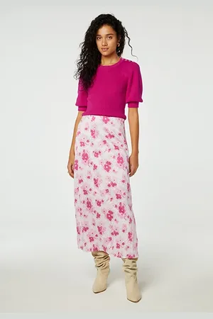 Fabienne Chapot Laurie Skirt Hot Pink/cream White