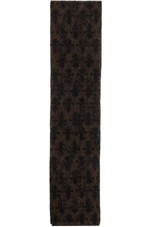 John Varvatos Vigo Scarf - Abstract Gothic Pattern Scarf Old Bark