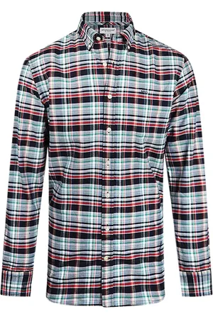 McGregor Summer Check Shirt Navy