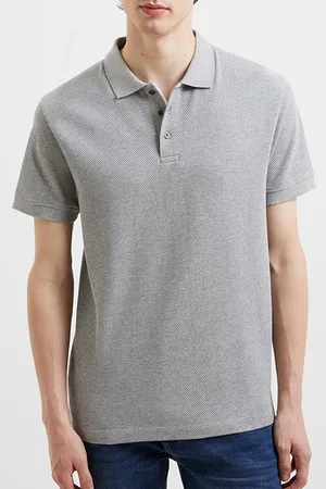 French Connection Popcorn Polo Black