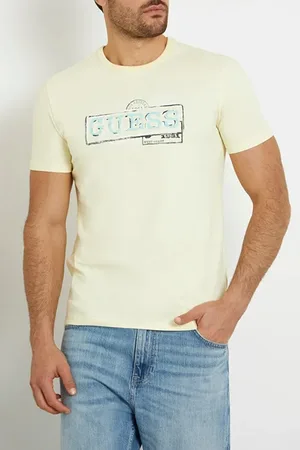 Guess GUESS Ss Cn Box Logo Iced Lemon