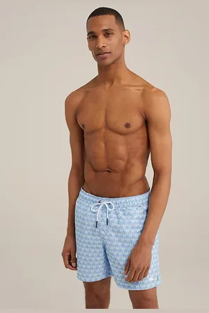 WE Fashion Beach Short Light Blue
