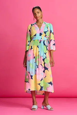 POM Amsterdam Dress - Cherry Blossom Multi Colour