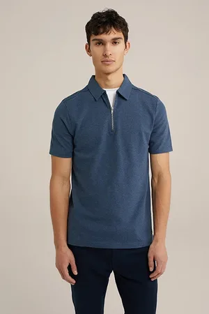 WE Fashion Polo Greyish Blue