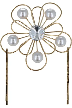 Otazu Forever Big Flower Hair Jewelry Gold