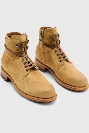 John Varvatos Moto Work Boot Lt Brown