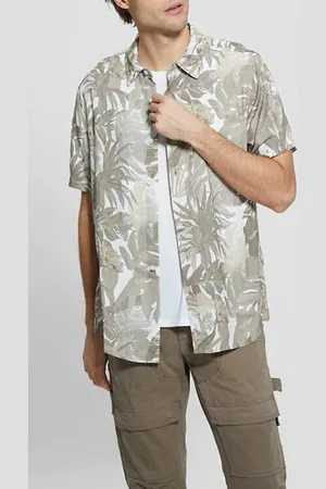 Guess GUESS Ss Eco Rayon Tropica Etched Tropical Prin