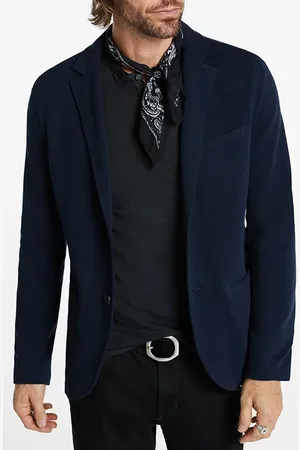 John Varvatos Rexford Ls Jacket In Seed Navy