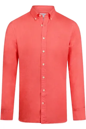 McGregor Summer Poplin Shirt Coral Red