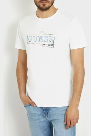 Guess GUESS Ss Cn Box Logo Pure White