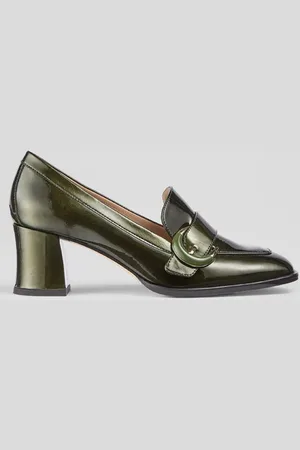LK Bennett Mara Resin Pump Bronze Green