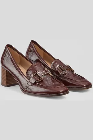 LK Bennett Luca Block Pump Chocolate