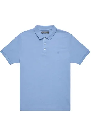 French Connection Polo Hv Lgtblue Mel/lgt Blue