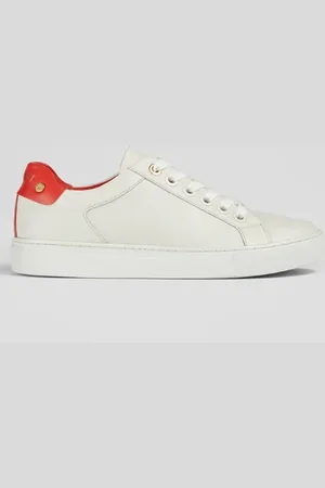 LK Bennett Signature Classic Sneakers Red/white