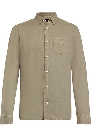 AllSaints Gilles Ls Shirt Safari Taupe