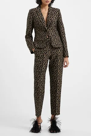 French Connection Estella Jacquard Blazer Black