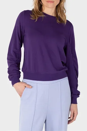 Sandwich Sweatshirt Long Sleeves Parachute Purple