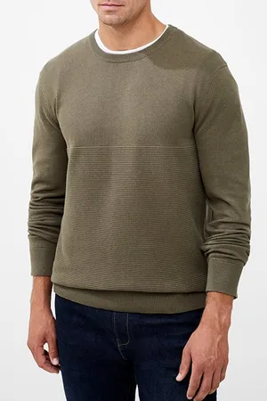 French Connection Engineered Ottoman Jumper Green