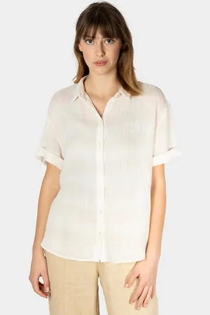 Sandwich Blouse Woven Cap Sleeves Sugar Swizzle