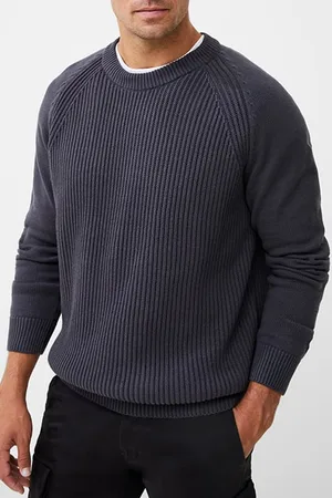 French Connection Rib Jumper Black
