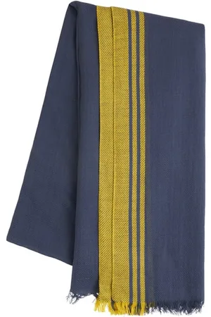 Sandwich Scarf Woven Blue Grey