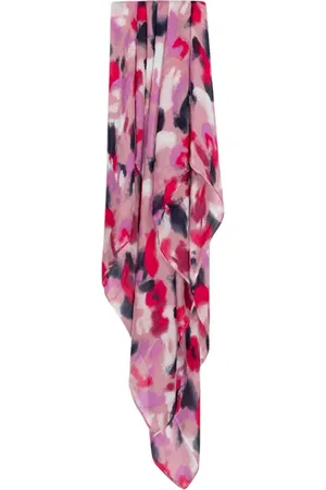 Sandwich Scarf Woven Foxglove
