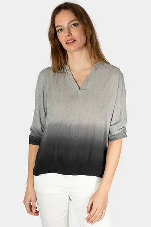 Sandwich Blouse Woven 3/4 Sleeves Sugar Swizzle