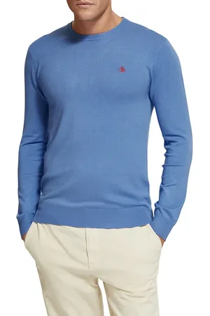Scotch&Soda Essential Pullover Crewneck Tile Blue