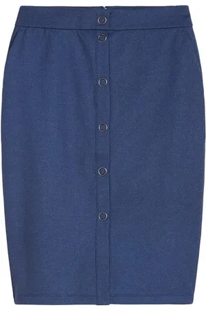 Sandwich Skirt Jersey Medium Blue Denim