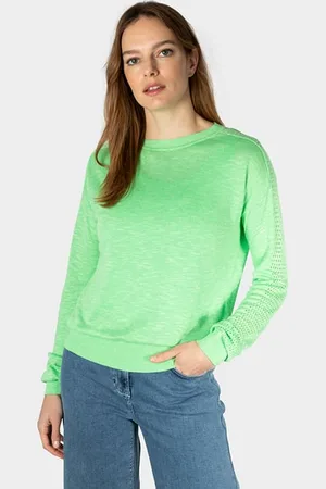 Sandwich Pullover Long Sleeves Spring Bouquet