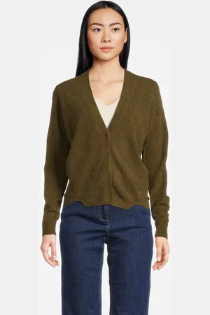 Sandwich Cardigan Long Sleeves 81001423 Forest Night