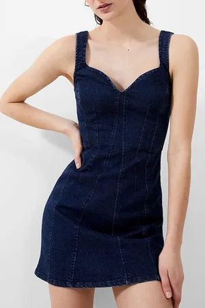 French Connection Cara Denim Dress Mid Wash