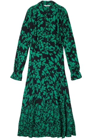 Sandwich Dress Woven Long Apple
