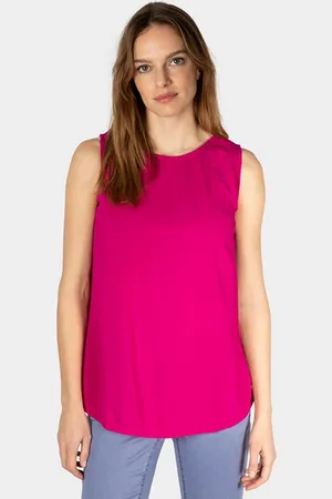 Sandwich Sleeveless T-shirt Festival Fuchsia
