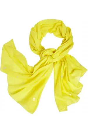 Sandwich Scarf Woven Blazing Yellow