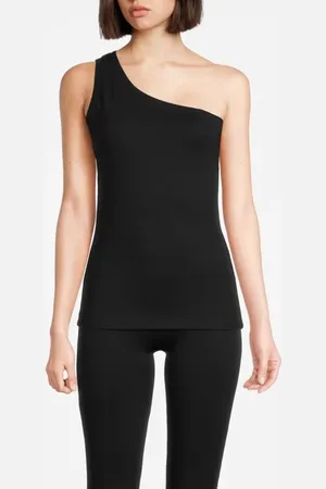 Alchemist Reef One Shoulder Top Black