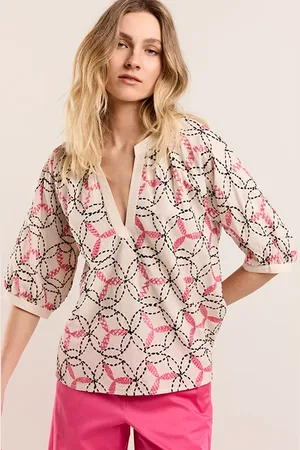 Summum Woman Top Madala Embro Ivory