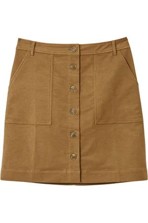 White Stuff Canterbury Twill Skirt Dk Nat