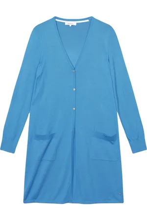 Sandwich Lang Vest Met Zakken French Blue