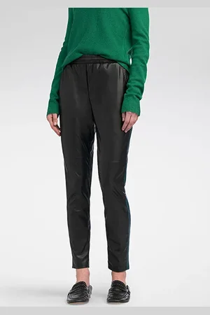 Sandwich Trousers Casual Long Black