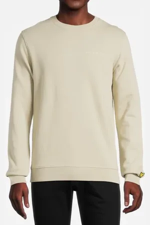 Lyle & Scott Embroidered Crew Neck Sweatshirt Dried Sage/ Cove