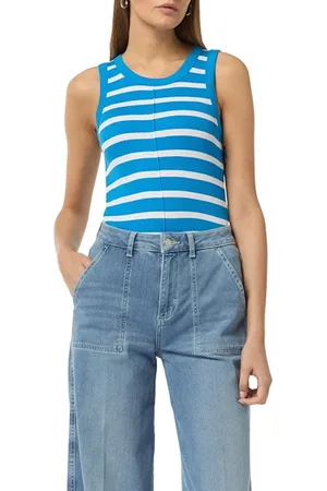 Comma, T-shirts Blue