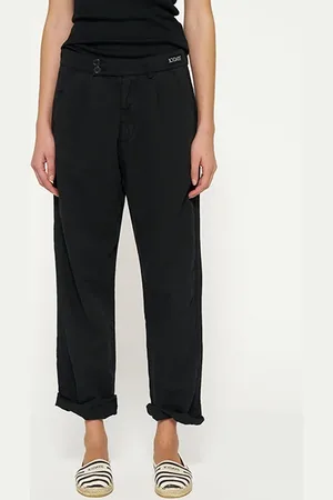10 days Pants Twill Black
