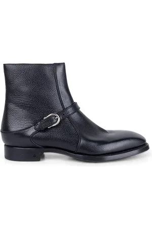 John Varvatos Regent Buckle Boot Black